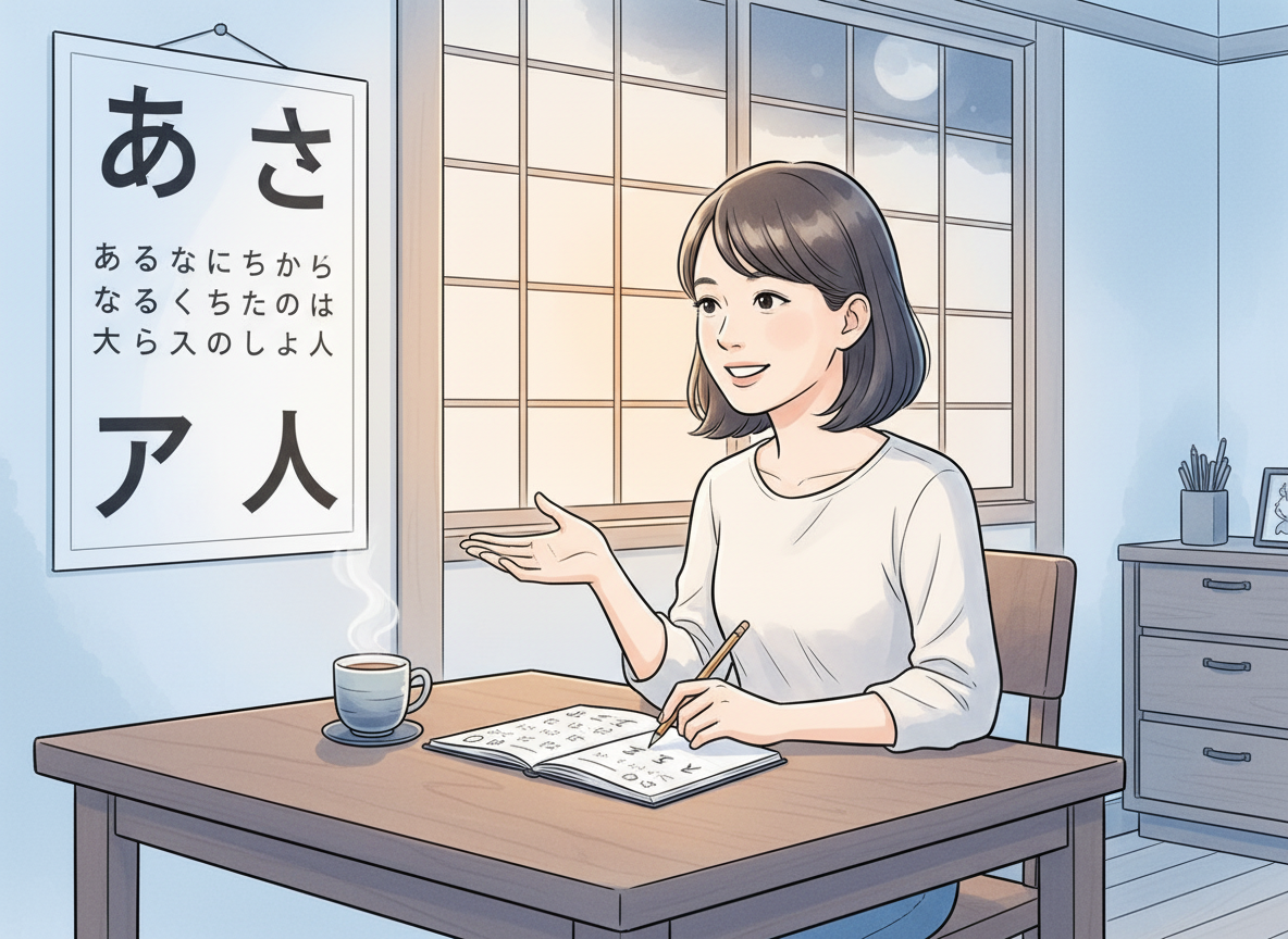 Belajar hiragana dan katakana