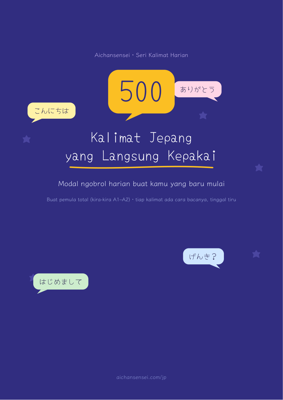 500 Kalimat Jepang yang Langsung Kepakai